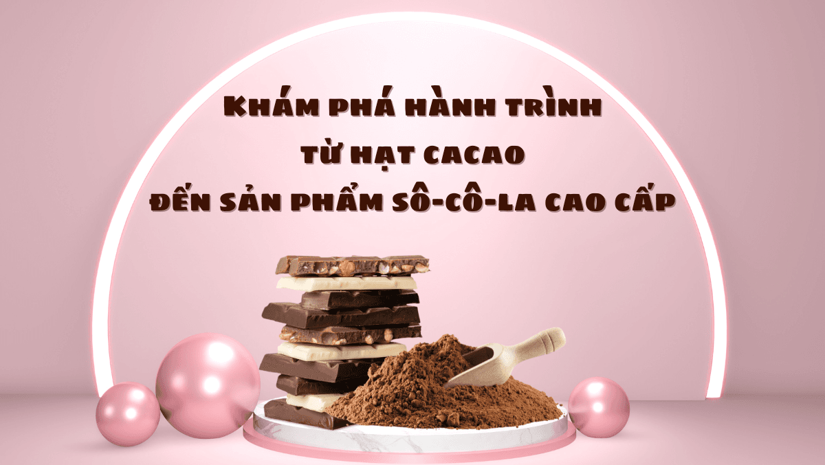 Nhân dịp ngày quốc tế phụ nữ 8/3 hãy cùng khám phá hành trình từ hạt cacao đến sản phẩm sô-cô-la cao cấp