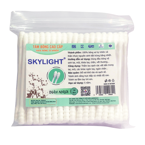 Tăm bông thân nhựa Skylight