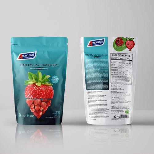A ngon quá! Freeze dried strawberry