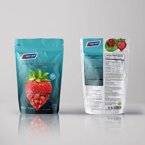 A ngon quá! Freeze dried strawberry