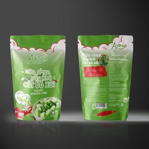 Sữa chua sấy khô Aya-ua cải bó xôi
