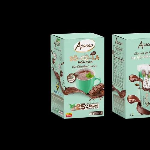 Bột sô-cô-la Acacao hoà tan vị bạc hà