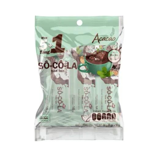 Bột sô-cô-la Acacao hoà tan vị bạc hà